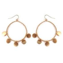 Load image into Gallery viewer, Carina Charm Hoops