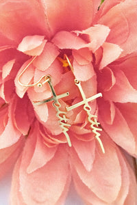 Great Faith Cross Earrings