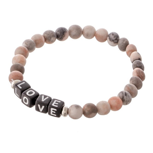 Love Letter Beaded Bracelet