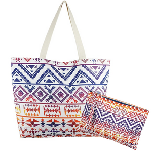Sunset Ombre Tote Set