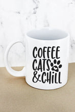 Load image into Gallery viewer, Coffee &amp; Cats Office Set