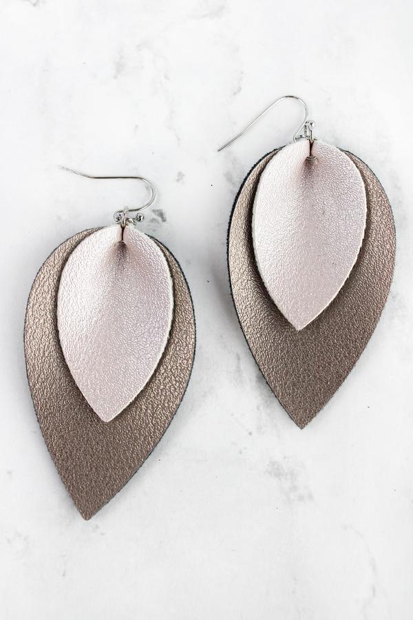 Layered Petal Earrings