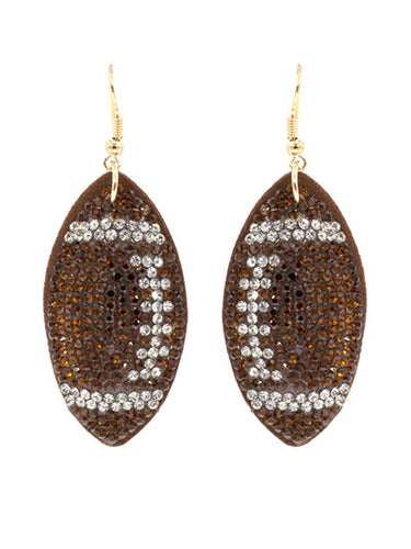 Fab Football Earrings