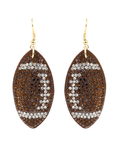 Fab Football Earrings