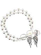 Load image into Gallery viewer, Angel Wings Charm Bracelet