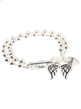 Load image into Gallery viewer, Angel Wings Charm Bracelet