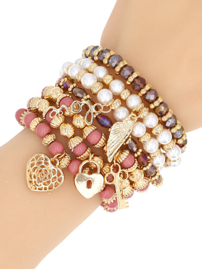 Love Stack Beaded Bracelets