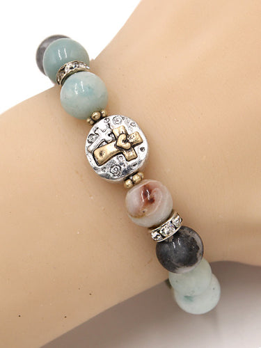 Gemstone Faith Bracelet