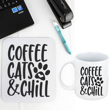 Load image into Gallery viewer, Coffee &amp; Cats Office Set